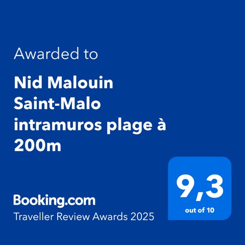 Booking.com Traveller Review Awards 2025 : 9,3 sur 10